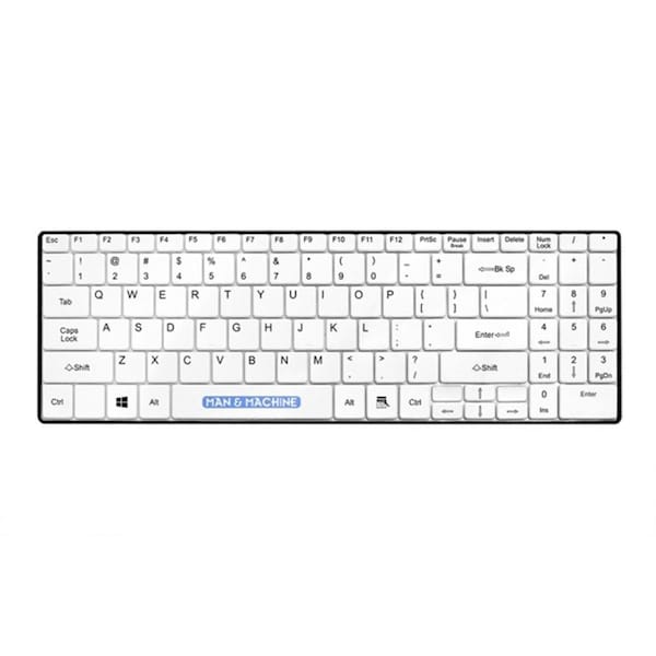 Man & Machine ITSC-W5 C3 Planet Its Cool Keyboard, White MA336867 - main